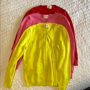 3 crew cuts cardigans